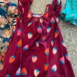 2T strawberry swing dress Dotdotsmile